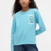 Camiseta gráfica holgada para niños