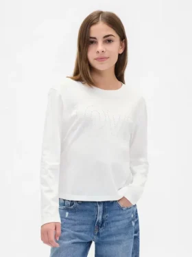 Camiseta gráfica holgada para niños