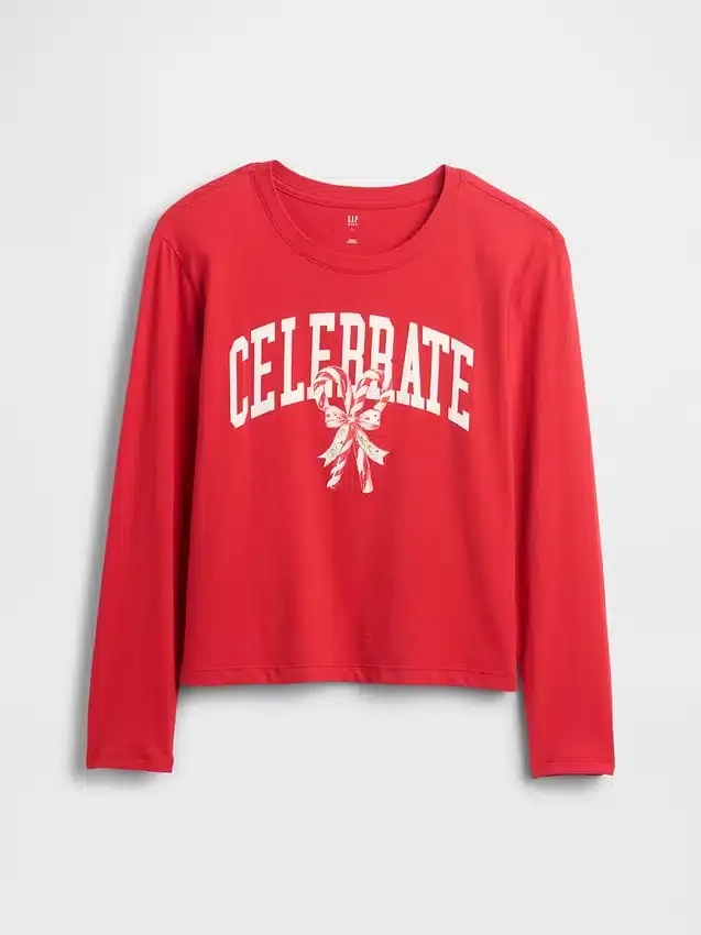 Camiseta gráfica holgada para niños