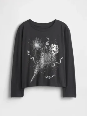 Camiseta gráfica holgada para niños