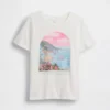 Camiseta gráfica holgada para niños