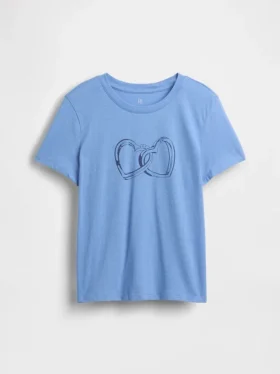 Camiseta gráfica holgada para niños