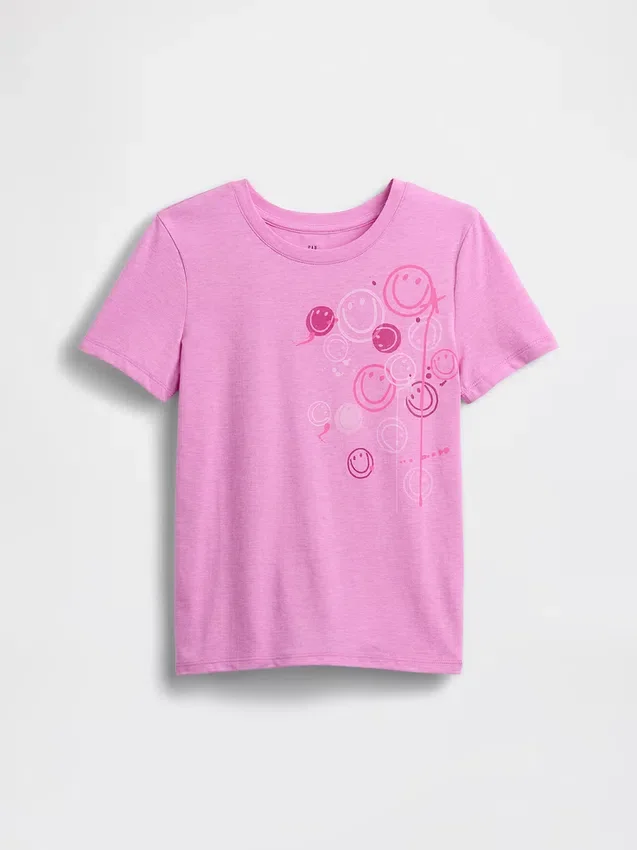 Camiseta gráfica holgada para niños