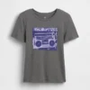 Camiseta gráfica holgada para niños