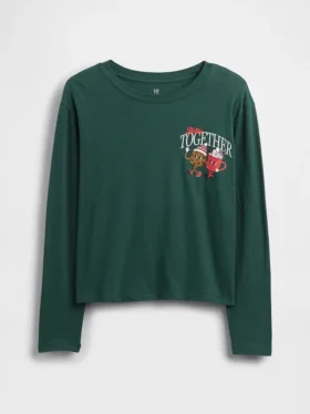 Camiseta gráfica holgada para niños