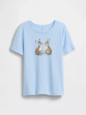 Camiseta gráfica holgada para niños