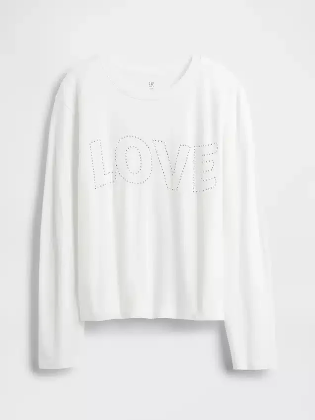 Camiseta gráfica holgada para niños