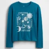 Camiseta gráfica holgada para niños