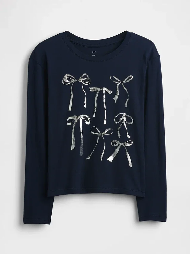 Camiseta gráfica holgada para niños