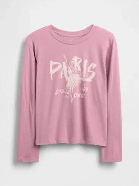 Camiseta gráfica holgada para niños