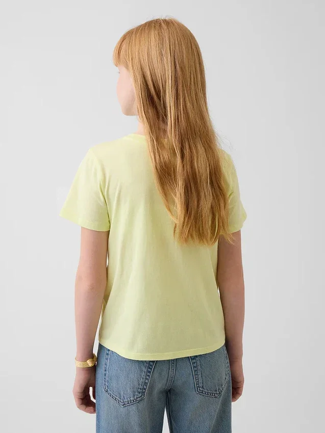 Camiseta gráfica holgada para niños