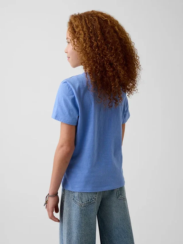 Camiseta gráfica holgada para niños