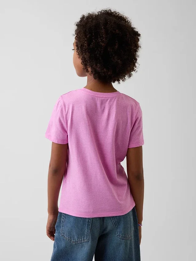 Camiseta gráfica holgada para niños