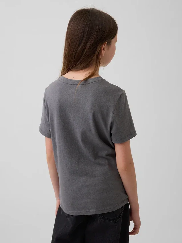 Camiseta gráfica holgada para niños