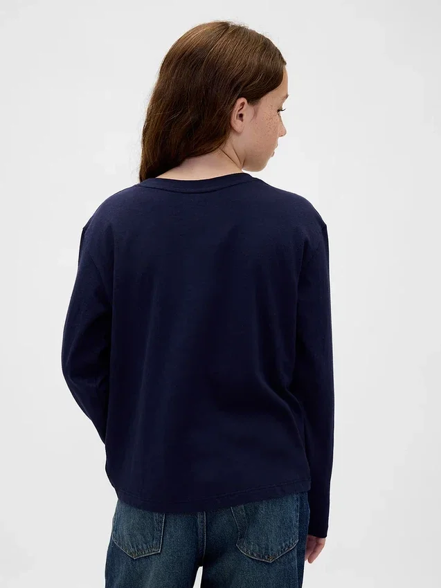 Camiseta gráfica holgada para niños