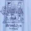 Camiseta gráfica holgada para niños