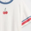 Camiseta gráfica oversize de corte cuadrado para niños
