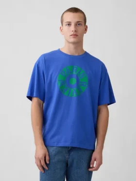 Camiseta gráfica oversize de Robert Indiana