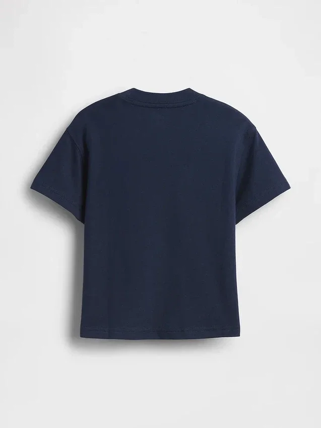 Camiseta Henley con bolsillo para bebés y niños pequeños
