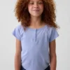 Camiseta Henley raglán para niños