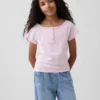 Camiseta Henley raglán para niños