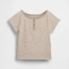 Camiseta Henley raglán para niños