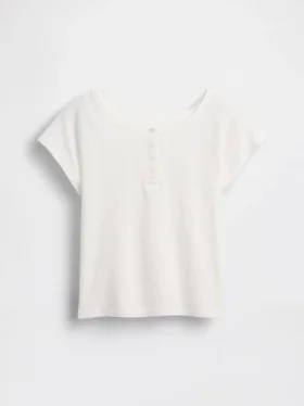 Camiseta Henley raglán para niños