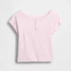 Camiseta Henley raglán para niños