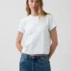 Camiseta holgada azul
