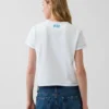 Camiseta holgada azul