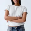 Camiseta holgada azul