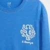 Camiseta holgada con diseño gráfico de Keith Haring