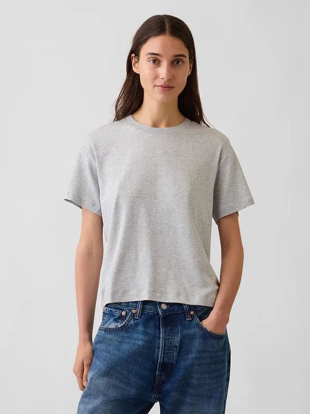 Camiseta holgada de algodón Supima®