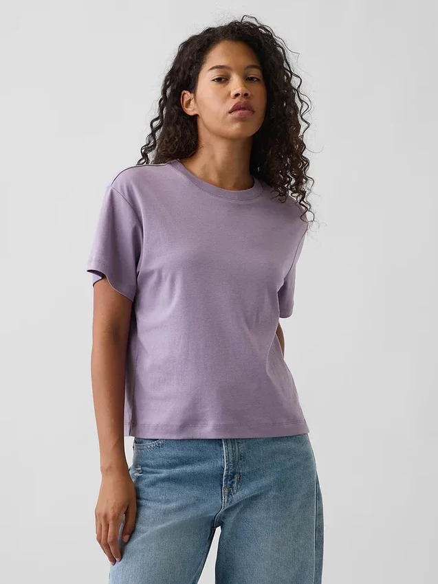 Camiseta holgada de algodón Supima®