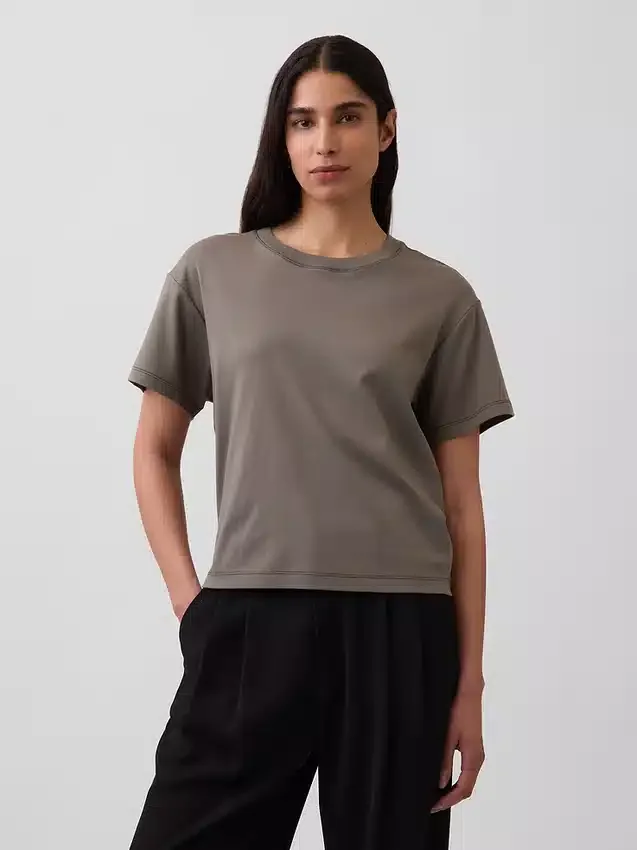 Camiseta holgada de algodón Supima®
