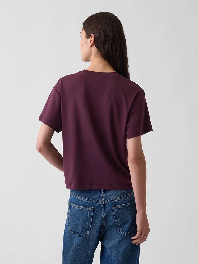 Camiseta holgada de algodón Supima®