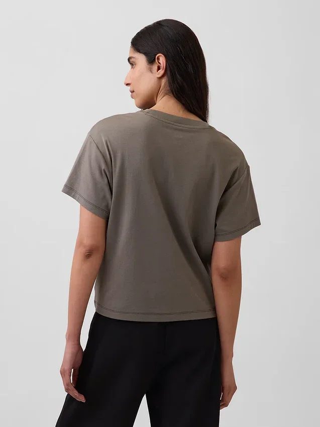 Camiseta holgada de algodón Supima®