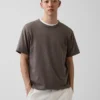 Camiseta holgada de peso pesado para adultos