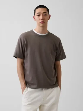 Camiseta holgada de peso pesado para adultos