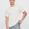 Camiseta holgada de peso pesado para adultos