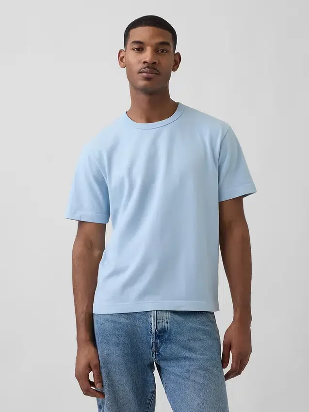 Camiseta holgada de peso pesado para adultos