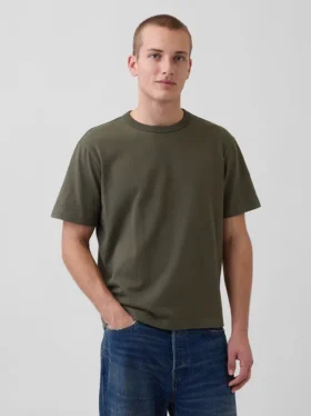 Camiseta holgada de peso pesado para adultos