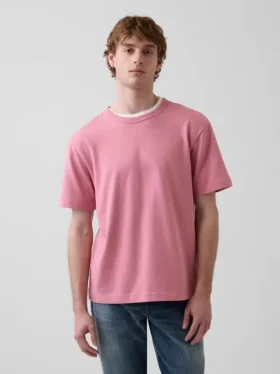 Camiseta holgada de peso pesado para adultos