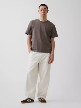 Camiseta holgada de peso pesado para adultos