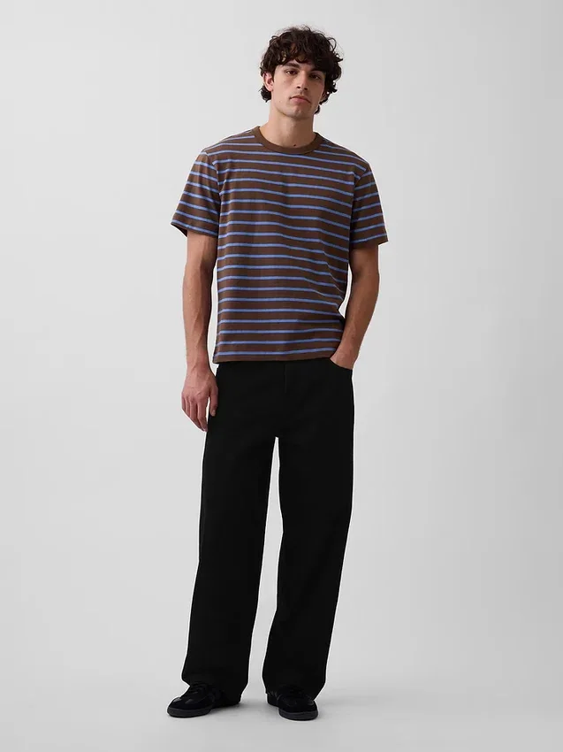 Camiseta holgada de peso pesado para adultos