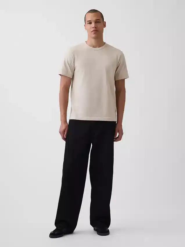 Camiseta holgada de peso pesado para adultos