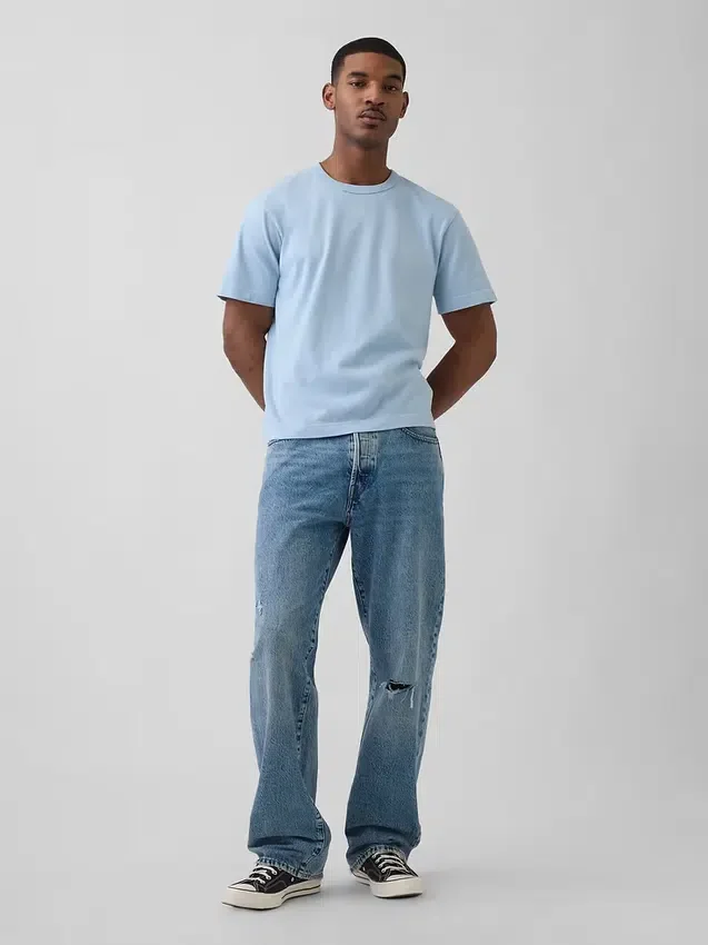 Camiseta holgada de peso pesado para adultos