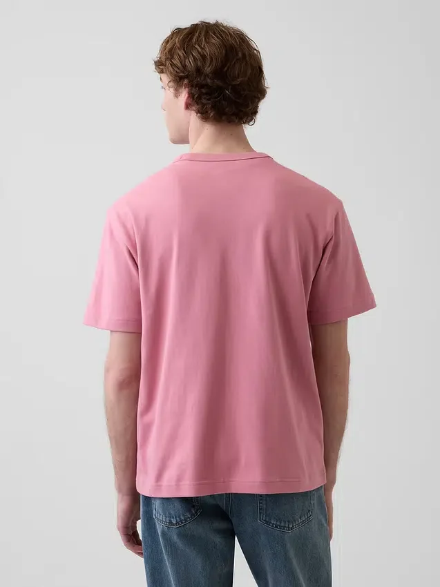 Camiseta holgada de peso pesado para adultos
