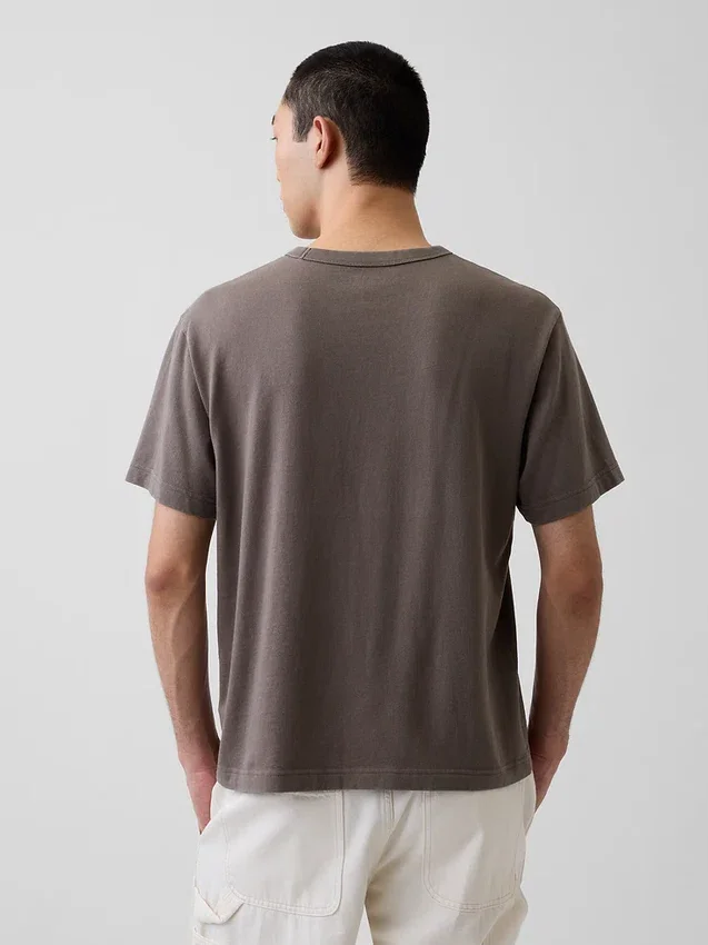 Camiseta holgada de peso pesado para adultos
