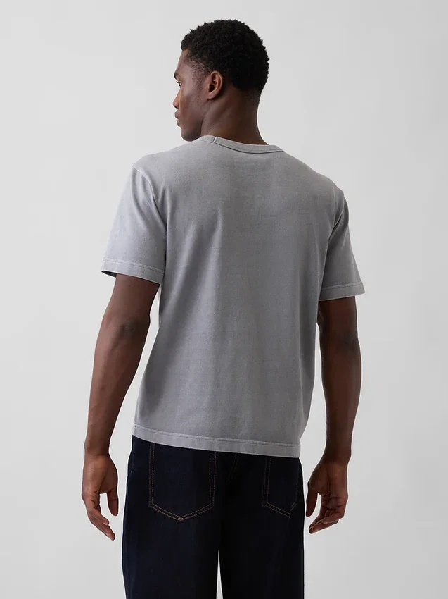 Camiseta holgada de peso pesado para adultos